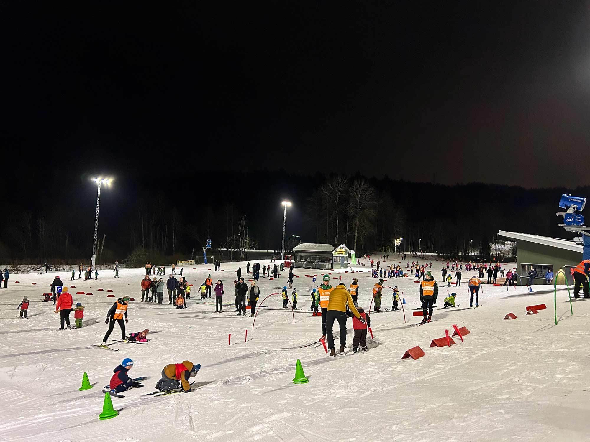 Skilek på Skullerud Skistadion